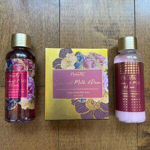 Nanette Lepore Coconut Milk & Rose 3 Piece Bath Set - Body Wash, Soak, & Lotion